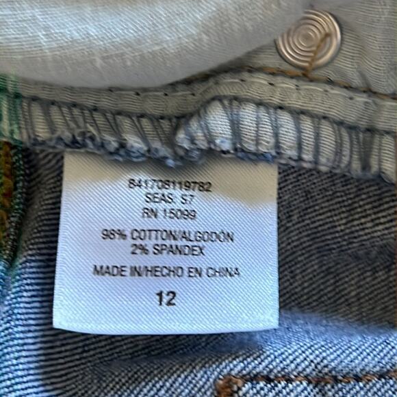 R1893 Ombré Denim Fade Jegging Stretch Denim Jeans Woman Size 12 - Picture 4 of 9